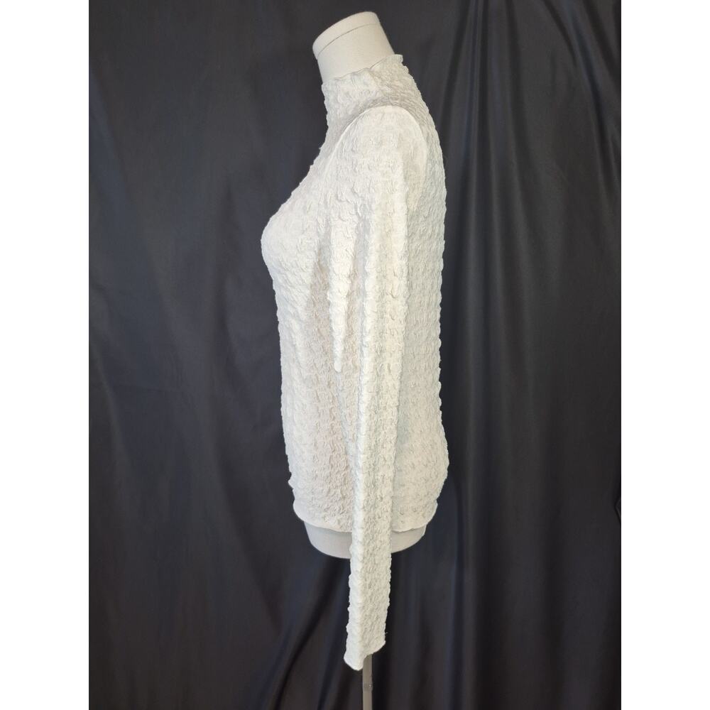 Jason Wu Cream Long Sleeve Top NWT Small - Picture 6 of 10